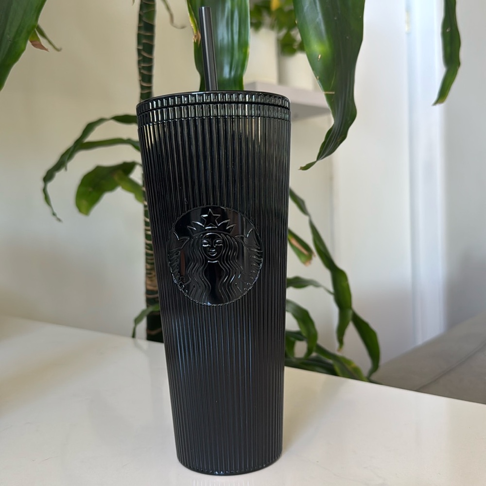 NWT Black Starbucks Tumbler 24 oz